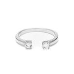 PASSAGE RING | SILVER & DIAMOND - AngelaMonacojewelry