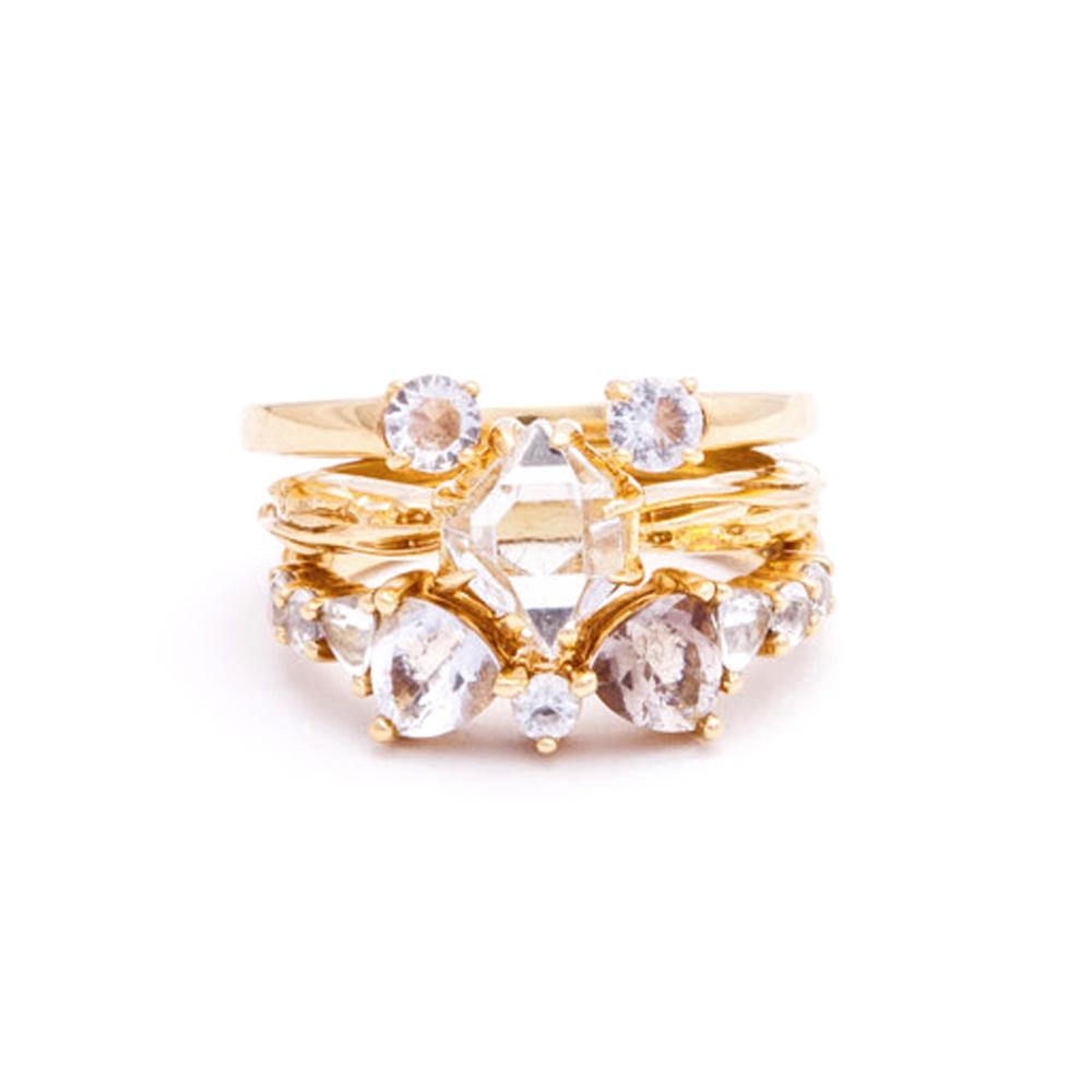 RAW SOLITAIRE UNION (No. 04) | 14k GOLD - AngelaMonacojewelry