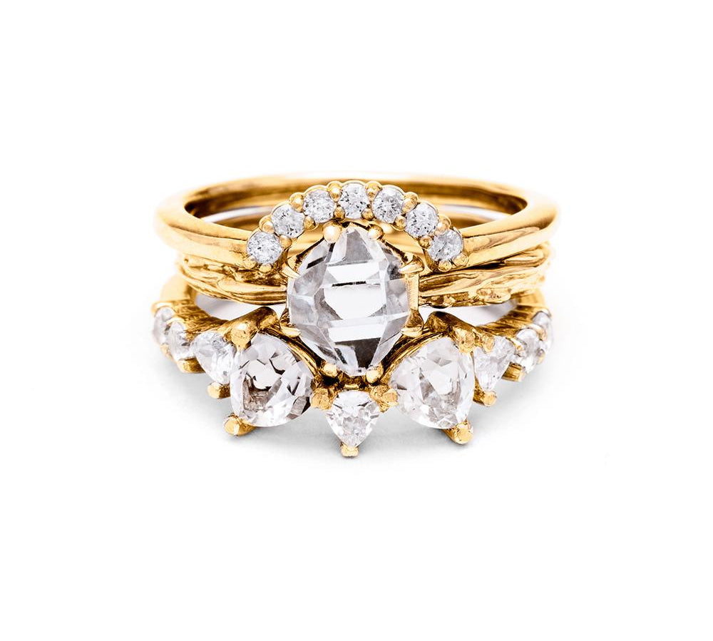 RAW SOLITAIRE UNION (No. 06) | 14k GOLD - AngelaMonacojewelry