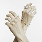 STONE AGE CONTOUR BAND | 14k GOLD - AngelaMonacojewelry