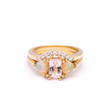 THREE STONE ENCHANTMENT UNION (No. 1) | 14K GOLD