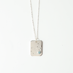 angela monaco jewelry philadelphia jeweler blue topaz scorpio zodiac constellation pendant sterling silver white diamond