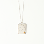 angela monaco jewelry philadelphia jeweler sterling silver citrine virgo zodiac constellation necklace white diamonds