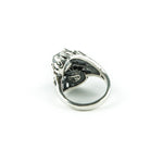 THISTLE RING | SILVER & HERKIMER - AngelaMonacojewelry